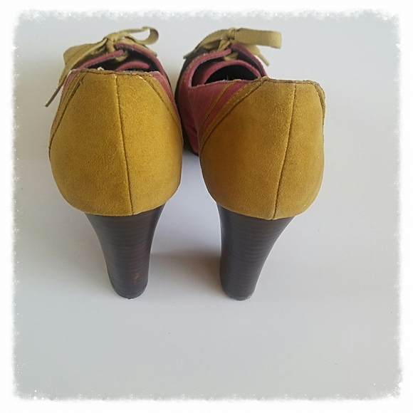 FINAL $ Pilcro and the Letterpress Colorblock Heel - Picture 5 of 6